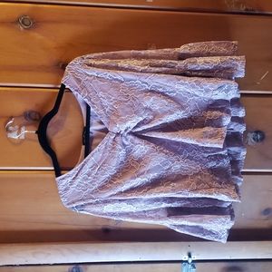 Almost Famous purple lace top